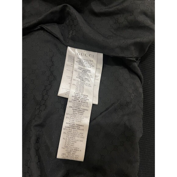 Gucci Kids Unisex Down Filled Black Puffer Jacket Coat Vest Size 8 - Picture 4 of 15